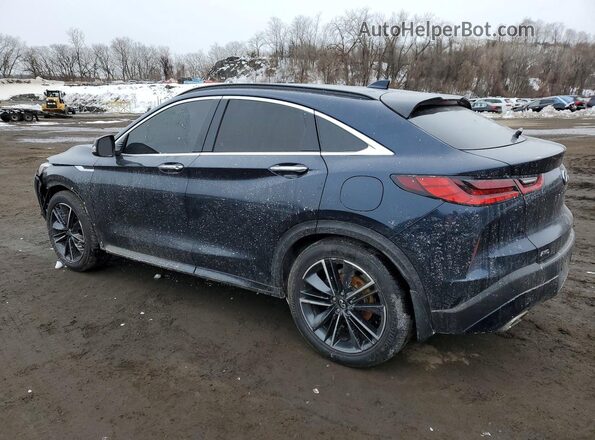 3PCAJ5J30NF101166 2022 INFINITI QX55 Синий Задняя левая четверть