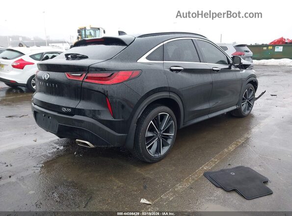 3PCAJ5KR9SF100256 2025 INFINITI QX55 Black Trasero derecho