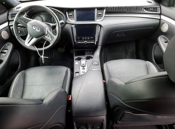 3PCAJ5KRXRF103709 2024 INFINITI QX55 Black Առջևի վահանակի տեսք