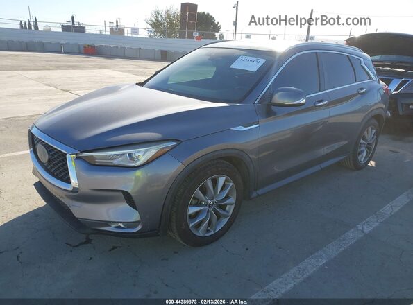 3PCAJ5M18KF138374 2019 INFINITI QX50 Gray წინა მარცხენა ხედი სამი მეოთხედიდან