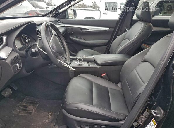 3PCAJ5M30LF106277 2020 INFINITI QX50 Black წინა სალონის ხედი
