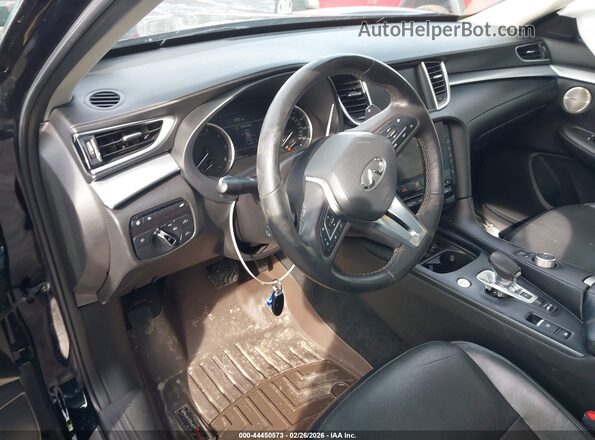 3PCAJ5M37KF120899 2019 INFINITI QX50 Black Вид салону спереду