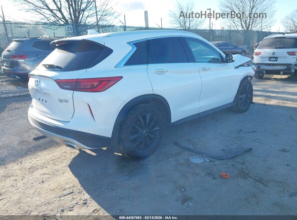 3PCAJ5M39LF104561 2020 INFINITI QX50 Белый Задняя правая четверть
