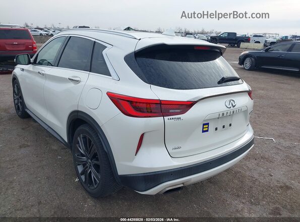 3PCAJ5M39LF106603 2020 INFINITI QX50 White უკანა მარცხენა