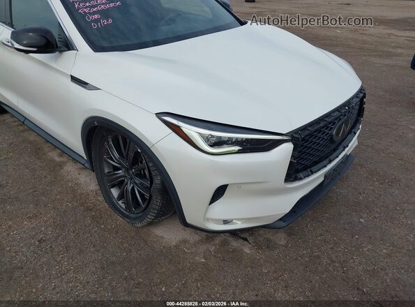 3PCAJ5M39LF106603 2020 INFINITI QX50 White წინა ხედი