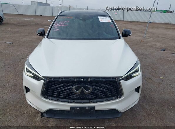 3PCAJ5M39LF106603 2020 INFINITI QX50 White უკანა სალონის ხედი