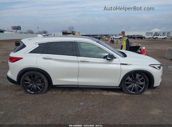 3PCAJ5M39LF106603 2020 INFINITI QX50 White სალონის 360-გრადუსიანი ხედი