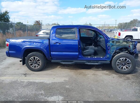 3TMCZ5AN2NM469914 2022 TOYOTA TACOMA Синий Панорамный вид салона 360°