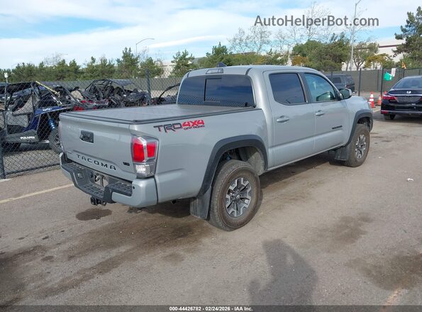 3TMCZ5AN4MM435861 2021 TOYOTA TACOMA Серый Задняя правая четверть