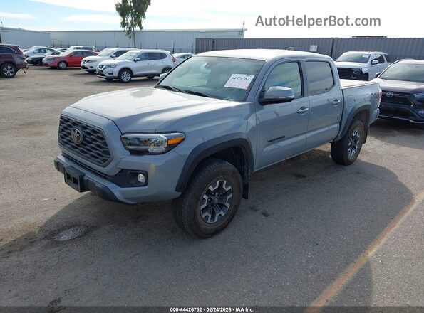 3TMCZ5AN4MM435861 2021 TOYOTA TACOMA Серый Передняя левая четверть