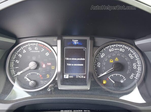 3TMCZ5AN4MM435861 2021 TOYOTA TACOMA Серый Вид задних сидений