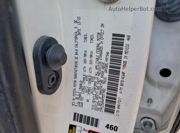 3TMCZ5AN4PM557902 2023 TOYOTA LE Белый Вид подкапотного пространства