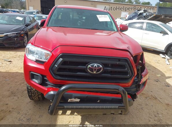 3TMCZ5AN4PM608461 2023 TOYOTA TACOMA Red Вид щитка приладів
