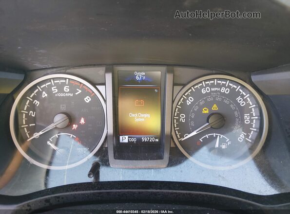 3TMCZ5AN7NM457676 2022 TOYOTA TACOMA Gray Widok tylnych siedzeń