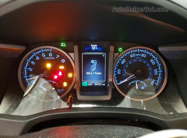 3TMCZ5AN9PM556020 2023 TOYOTA LE Gray Vista del cuadro de instrumentos