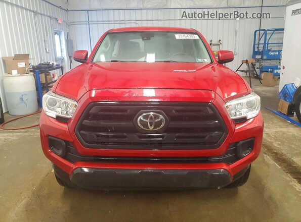 3TMCZ5ANXKM252736 2019 TOYOTA LE Red 