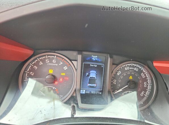 3TMDZ5BN6HM024602 2017 TOYOTA LE Черный Вид щитка приборов