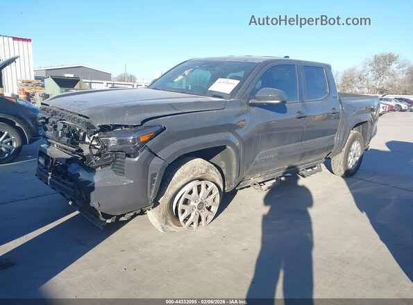 3TMKB5FNXSM039536 2025 TOYOTA TACOMA Black წინა მარცხენა ხედი სამი მეოთხედიდან