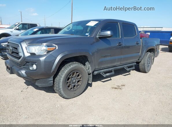 3TYCZ5AN1NT076233 2022 TOYOTA TACOMA Gray Передня ліва чверть