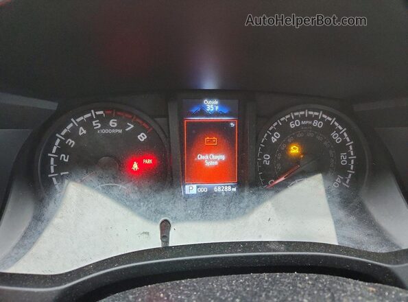 3TYRX5GN2NT039814 2022 TOYOTA TACOMA White Սարքավորումների վահանակի տեսք