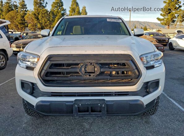 3TYRX5GNXNT047482 2022 TOYOTA TACOMA White Դիմացի տեսք