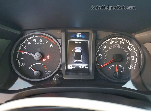 3TYRX5GNXNT047482 2022 TOYOTA TACOMA White Սարքավորումների վահանակի տեսք