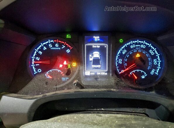 3TYSX5EN7NT012015 2022 TOYOTA TACOMA Серебряный Вид щитка приборов