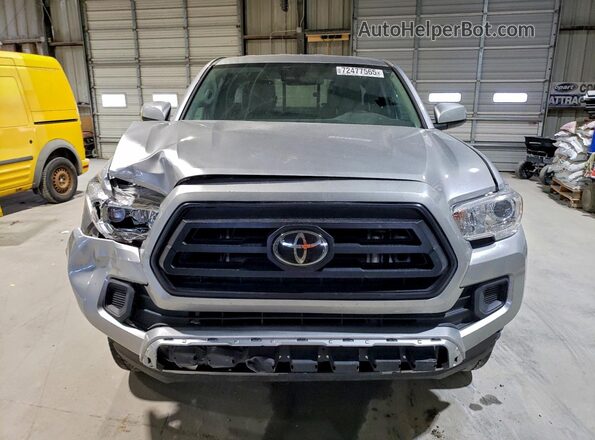 3TYSX5EN7NT012015 2022 TOYOTA TACOMA Серебряный Вид спереди