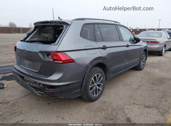 3VV0B7AX2MM156043 2021 VOLKSWAGEN TIGUAN Gray Trasero derecho
