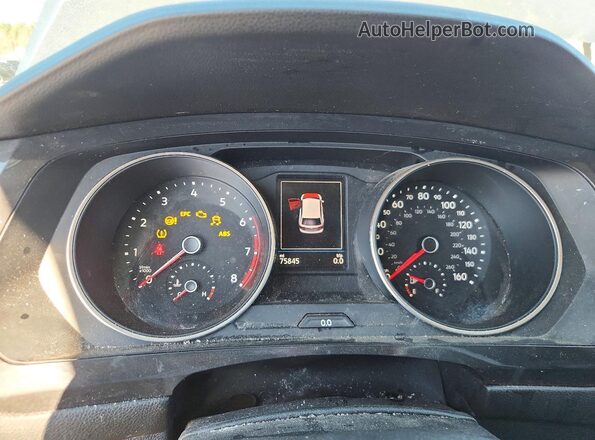 3VV1B7AX2KM087386 2019 VOLKSWAGEN TIGUAN Gray 