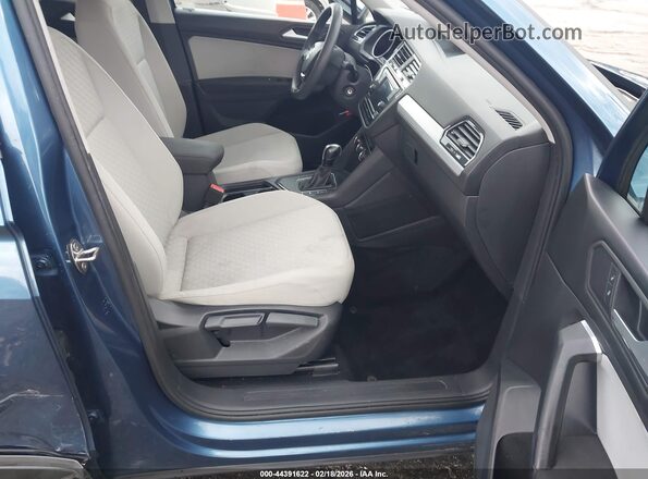 3VV1B7AX4KM184749 2019 VOLKSWAGEN TIGUAN Light Blue Սալոնի դիմացի տեսք