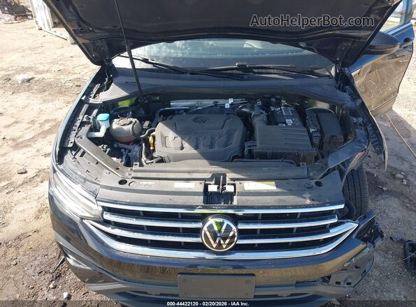 3VV3B7AX2PM123349 2023 VOLKSWAGEN TIGUAN Black Հետևի տեսք