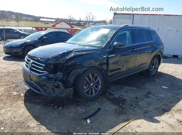 3VV3B7AX2PM123349 2023 VOLKSWAGEN TIGUAN Black Առջևի ձախ երեք քառորդ տեսարան