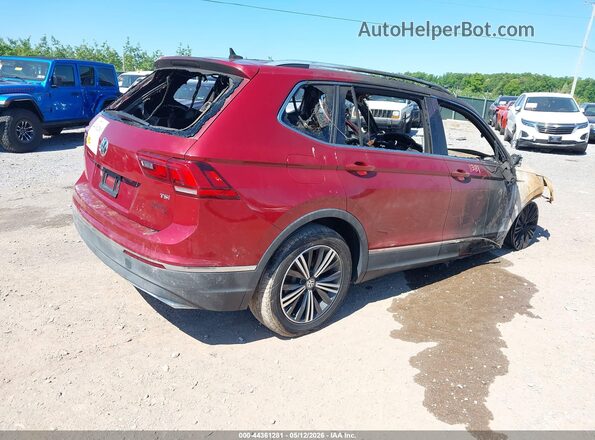 3VV3B7AX3JM022652 2018 VOLKSWAGEN TIGUAN Red Rear right