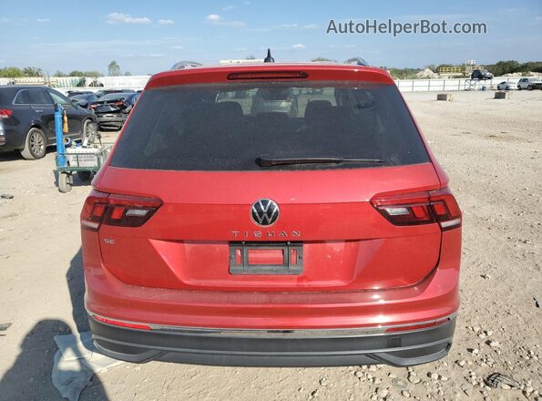3VV3B7AX4RM161622 2024 VOLKSWAGEN TIGUAN Red Widok z tyłu