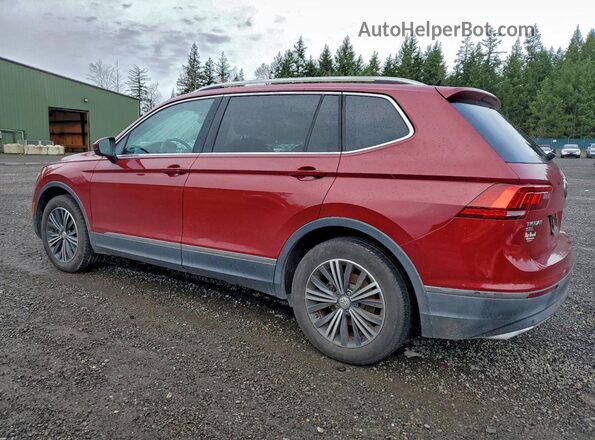 3VV3B7AX6KM041598 2019 VOLKSWAGEN TIGUAN Burgundy Trasero izquierdo