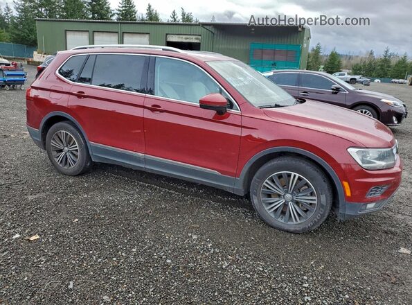 3VV3B7AX6KM041598 2019 VOLKSWAGEN TIGUAN Burgundy Delantero derecho