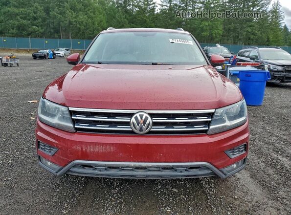 3VV3B7AX6KM041598 2019 VOLKSWAGEN TIGUAN Burgundy Vista frontal