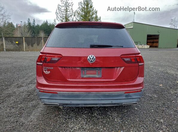 3VV3B7AX6KM041598 2019 VOLKSWAGEN TIGUAN Burgundy Vista trasera