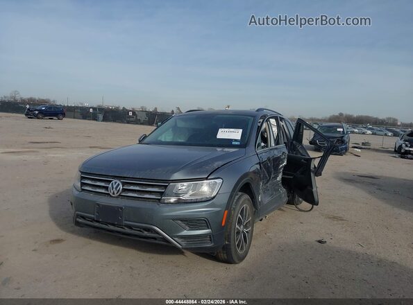 3VV3B7AX6MM094384 2021 VOLKSWAGEN TIGUAN Gray წინა მარცხენა ხედი სამი მეოთხედიდან
