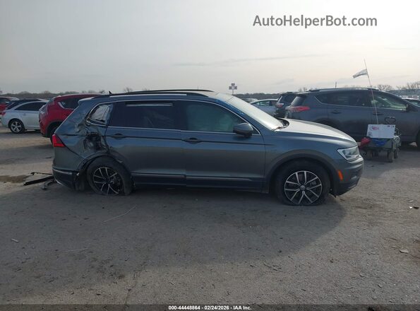 3VV3B7AX6MM094384 2021 VOLKSWAGEN TIGUAN Gray უკანა სალონის ხედი