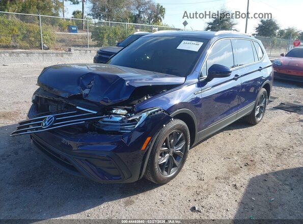 3VV3B7AX8NM176988 2022 VOLKSWAGEN TIGUAN Dark Blue Front left