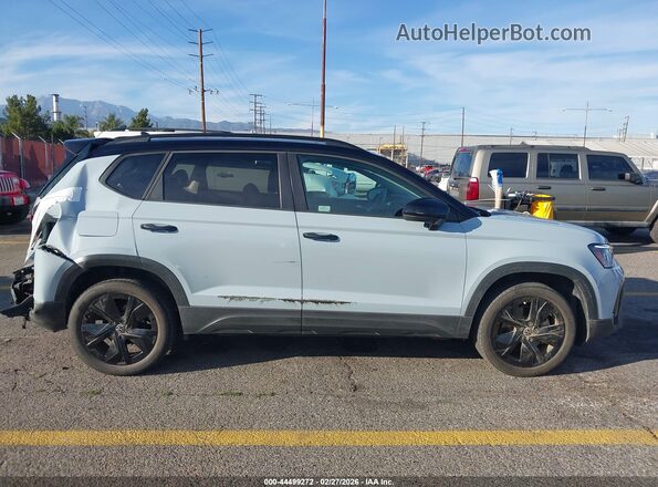 3VV3C7B22SM043798 2025 VOLKSWAGEN TAOS Blue უკანა სალონის ხედი