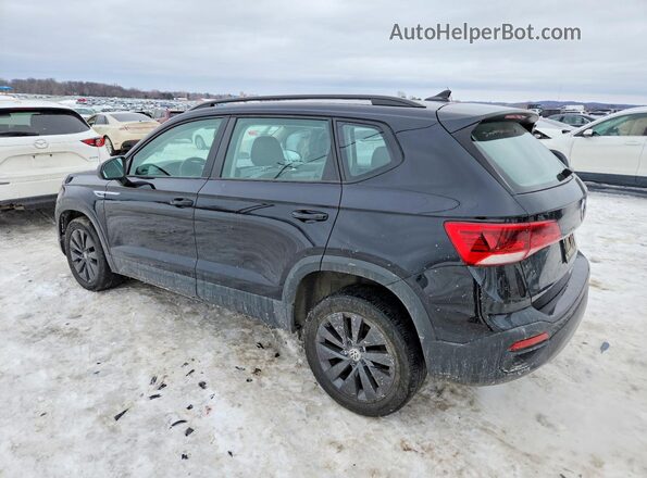 3VVDX7B26NM074677 2022 VOLKSWAGEN TAOS Черный Задняя левая четверть
