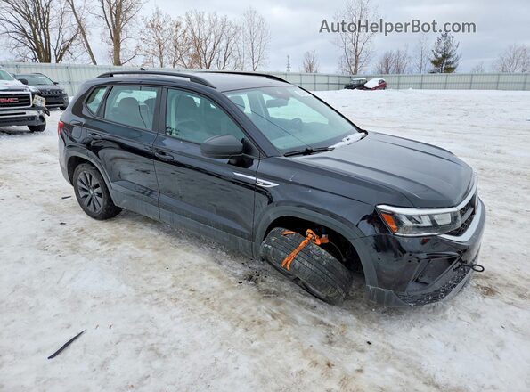 3VVDX7B26NM074677 2022 VOLKSWAGEN TAOS Черный Передняя правая четверть