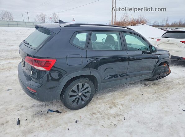 3VVDX7B26NM074677 2022 VOLKSWAGEN TAOS Черный Задняя правая четверть