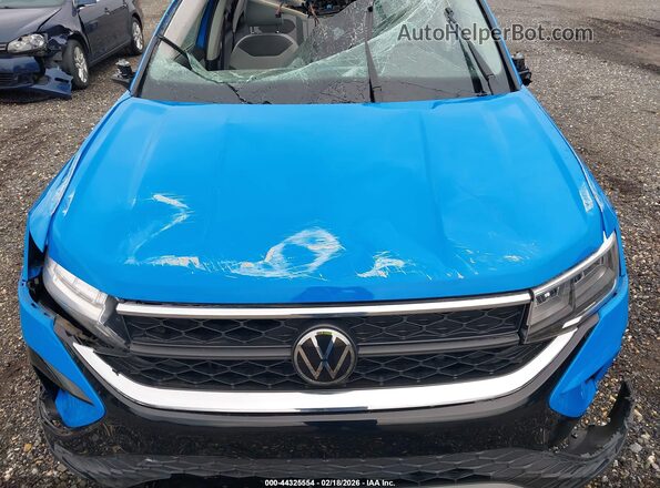 3VVEX7B23PM339790 2023 VOLKSWAGEN TAOS Синий Вид сзади