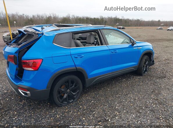 3VVEX7B23PM339790 2023 VOLKSWAGEN TAOS Синий Задняя правая четверть
