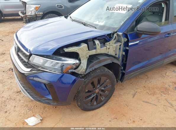 3VVMX7B27NM024080 2022 VOLKSWAGEN TAOS Blue Front view