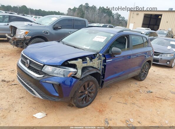 3VVMX7B27NM024080 2022 VOLKSWAGEN TAOS Blue Front left